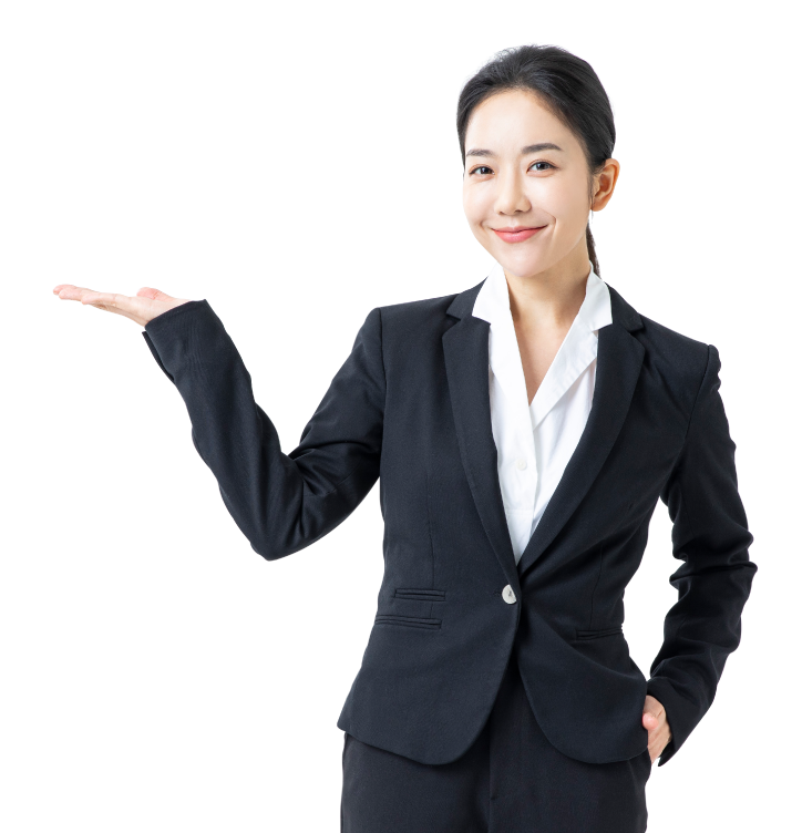 상담 제스처를 하는 전문가